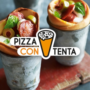 pizza contenta logo blinkblink projekty graficzne